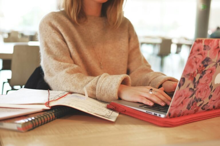 Woman on laptop